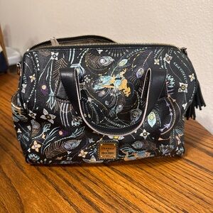 Dooney & Bourke Black vintage Jasmin Disney tote bag